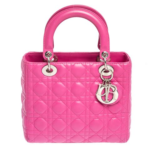 new lady dior pink patent leather medium bag|dior lambskin bag.